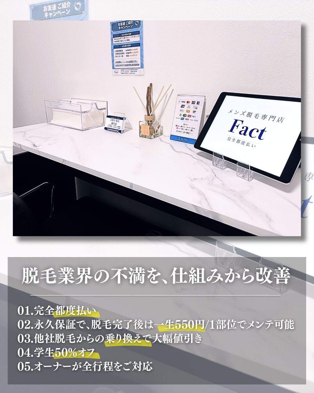 7月後半 【全身脱毛 空き状況】 7/14時点